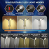 New XHP50 High Brightness LED Camping Light USB Rechargeable ABS IP20 Screen Display Magnetic Stand Stretchable COB Work Light