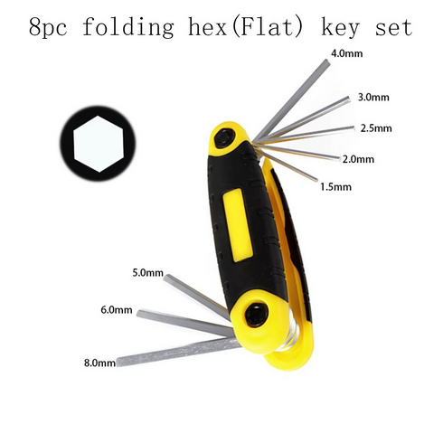 Folding Hardware Tools ,Torque Wrench Folding Torx Key/allen Key/screwdriver Set