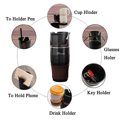 360 Degree Rotating Cup Holder and Organizer
