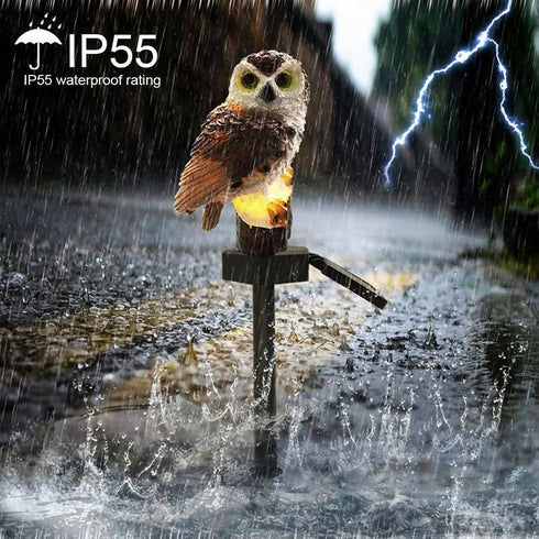 Brown Owl Waterproof Solar Light, Garden Light