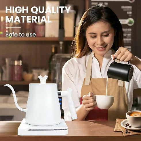 1L Intelligent Temperature Controlled Hand Brewed Coffee Electric Kettle