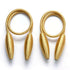 2 Pack Curtain Tiebacks -Gold