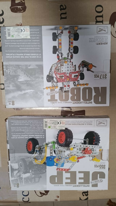 Assembly Intelligent Jeep Assembly Toys Series