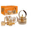 Seven Piece Glass Teapot Set
