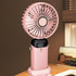 Portable Handheld USB Rechargeable Fan Pack of 3