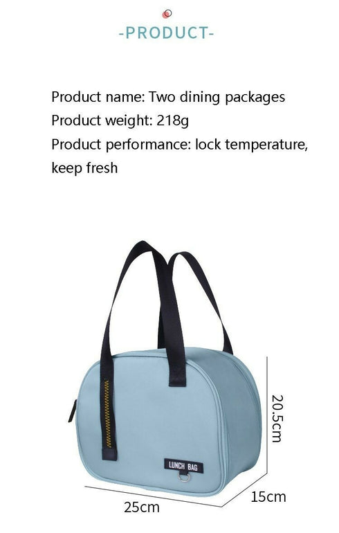 Lunch Bag Foldable Cooler Bag Thermal Insulated Bag