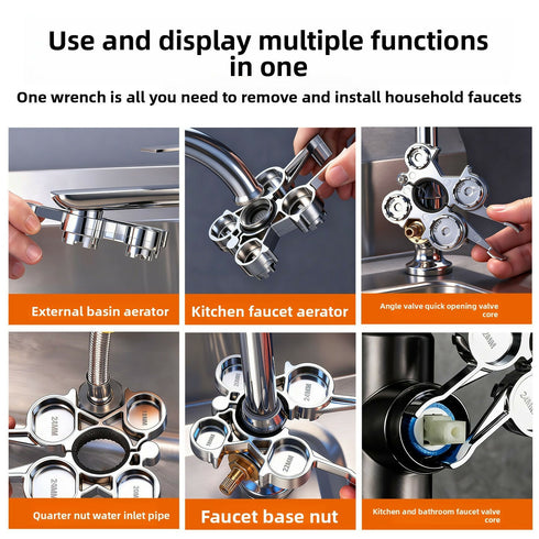 12 IN 1 Multifunctional Bathroom Repair Tool