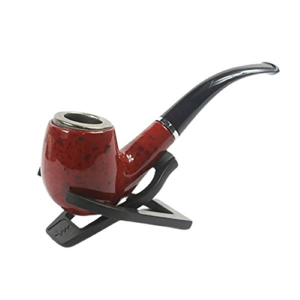 Portable Wooden Tobacco Pipe with Rubber Ring