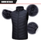 Unisex Winter Windproof Lightweight Electric Thermal Body Warmer.
