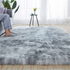 Soft Fluffy 150 x 200 Rug - Grey