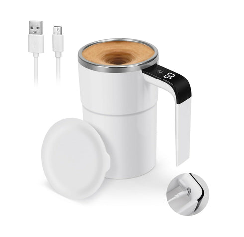 Automatic magnetic stirring cup