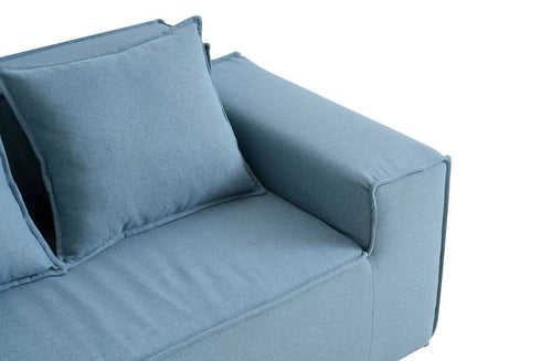 Modern minimalist compressed sofa, all-sponge premium quality.