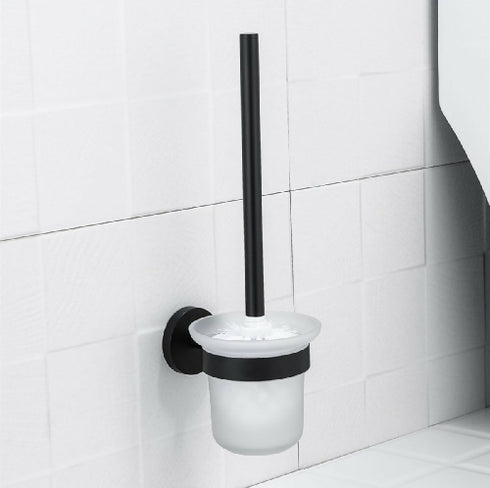 Toilet Brush Holder Matt Black