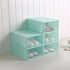 6Pcs Shoe Storage Box, White Removable Stackable Shoe Organizer