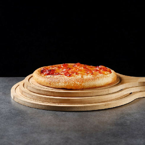 Natural Bamboo Pizza Tray and Cutting Board