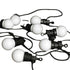 LED Round 10 White Color Bulb String Light Warm White 5M