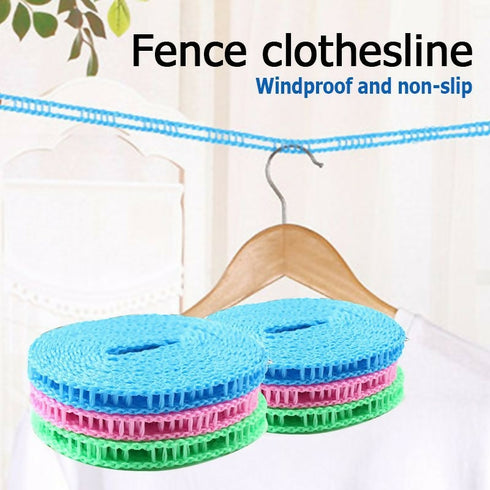 Laundry Camping Anti-Slip Clothesline Outdoor Windproof 5m - pack of 1