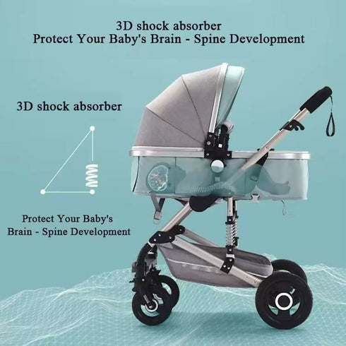 Baby Stroller 3 in 1 Newborn Baby Carriage
