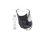 Portable Outdoor Hammock Swing Chair with Comfort Cushions, Black