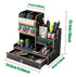 Compartments wood multi function organizer