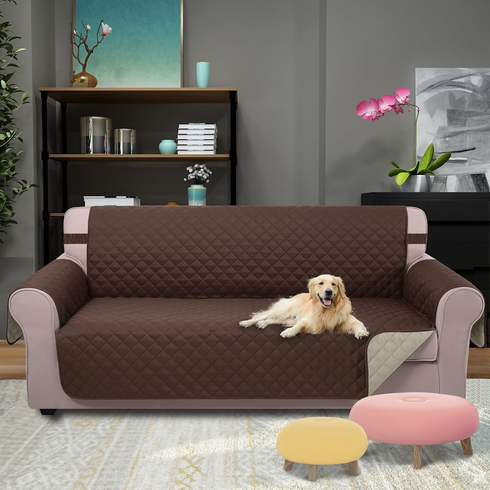 2 seater Reversible Sofa Cover Couch Cover for Pets.