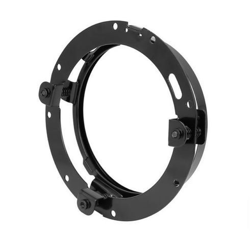 Headlight Mounting Bracket - 7" LED Conversion Ring Compatible with Jeep Wrangler