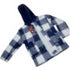 Baby Unisex Plaid Hooded Jacket