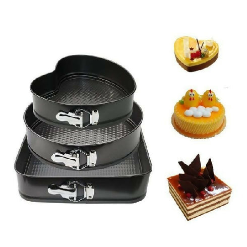 Quick Release Non-Stick Springform Cake Baking Pans