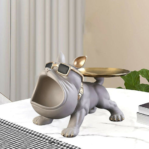 Bulldog Butler Storage Sculpture