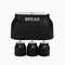 Bread Bin And 3 Piece Canisters - black