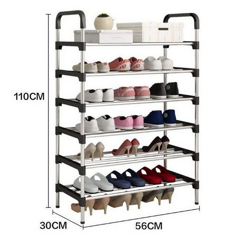 Shoe Rack 6 Tier Storage Organizer