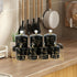 Porcelain Canisters Set Serving Container for Candy Dry Food Black