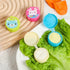 4Pcs Portable Mini Condiment Box for Kids Squeeze Bottle