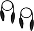 2 Pack Curtain Tiebacks -Black