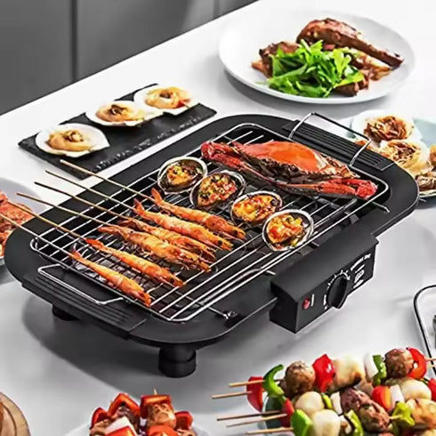 Electric Smokeless BBQ Grill.