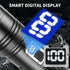 Tactical Flashlight with Detachable Handle, Black
