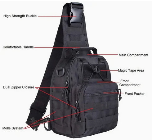 Tactical Shoulder Sling Bag
