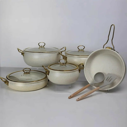 Luxury Stainless Steel 11 PCS Cookware Set