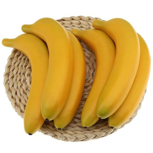 6 Piece Artificial Bananas