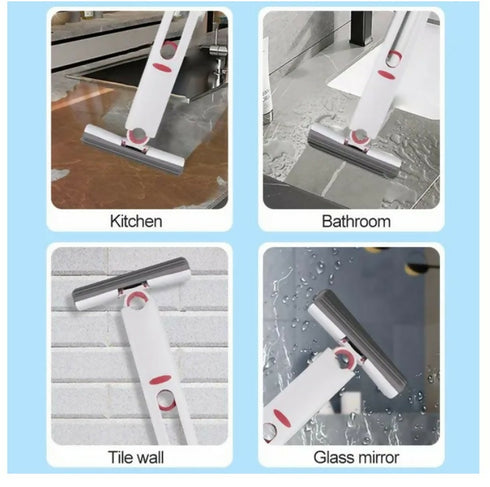 Mini Mop-Tableware Bathroom Kitchen Portable Self-Extrusion Mini Mop