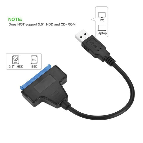 USB 3.0 to SATA 2.5in HDD/SSD Cable