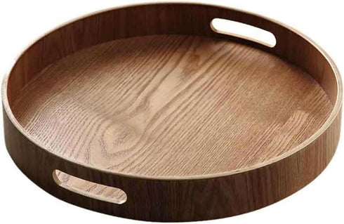 Modern Sturdy Circle Serving Fancy Tray: