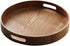 Modern Sturdy Circle Serving Fancy Tray: