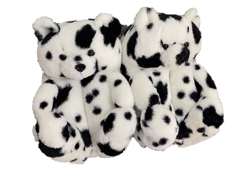 Cute Unisex Teddy Bear Plush Slippers