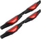 2 Piece Anti-Scratch Door Guard - Red