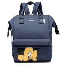 Large Capacity Travel Mummy Bag Mickey Diaper Bag