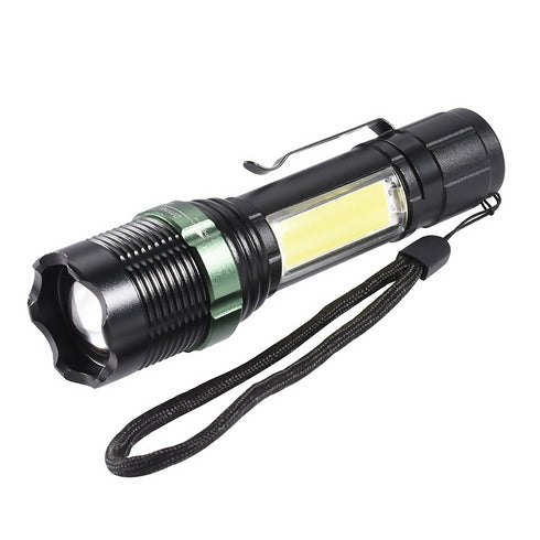 Rotating Zoom Multifunction Flashlight