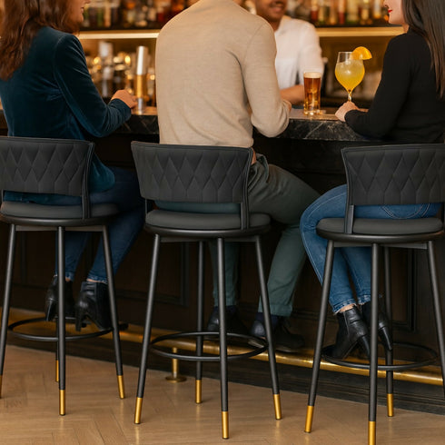 Counter Height Barstool - Modern, Padded, Stylish