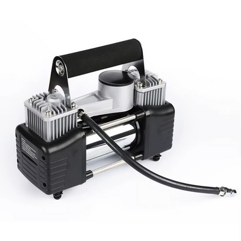 Multifunction Portable 2 Cylinder 12V Universal Bike Car Truck SUV Offroad Tyre Inflator Inflatable Pump Air Compressor