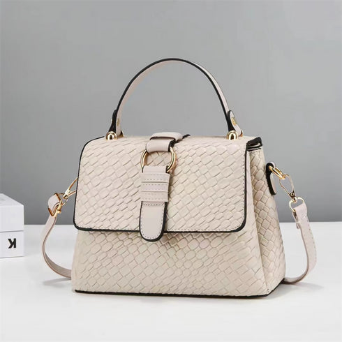 Fashionable Crocodile Pattern Small Square Bag